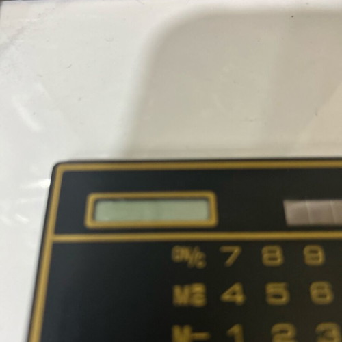Ultra Thin Calculator with Touchscreen and Solar Power, Like New