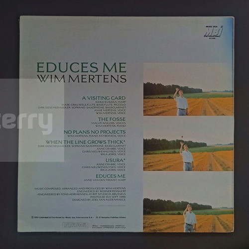 Wim Mertens Educes Me LP new, classical music
