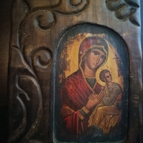 Christian icons like new, pack of 2 pieces