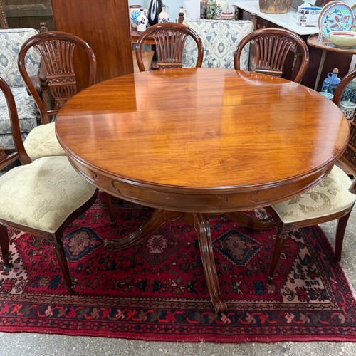 Varagkis Dining Set with Six Chairs like new