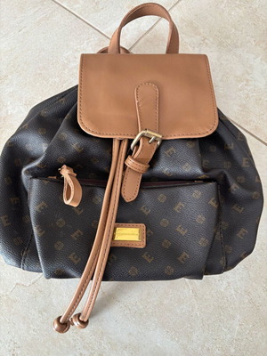 Leather backpack Efstathopoulos like new, brown