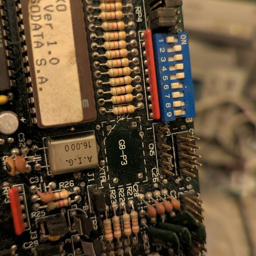 FIDA MIX (JUGO-G8) MDA CGA Hercules Video Adapter 64kb 8088/8086 Card used
