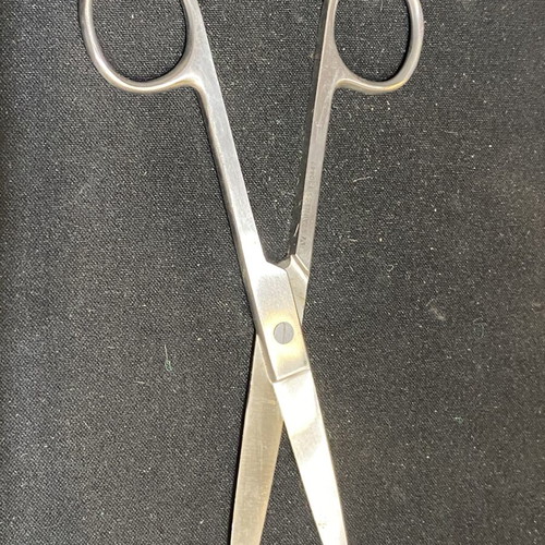Professional surgical veterinary scissors used, stainless steel 130447