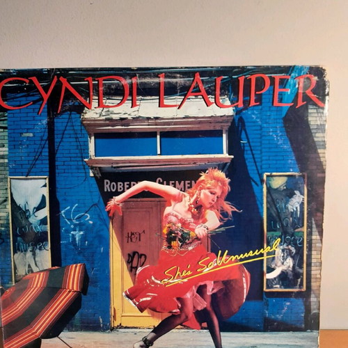 Cyndi Lauper She's So Unusual vinyl used, original