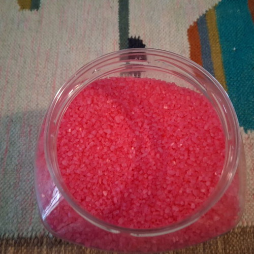 Bath salts used with raspberry scent 1400 g