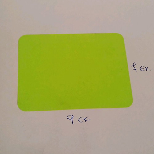 Adhesive labels new, 2500 roll, bright green color