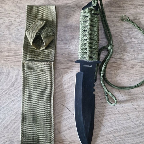 Military knife with sheath new