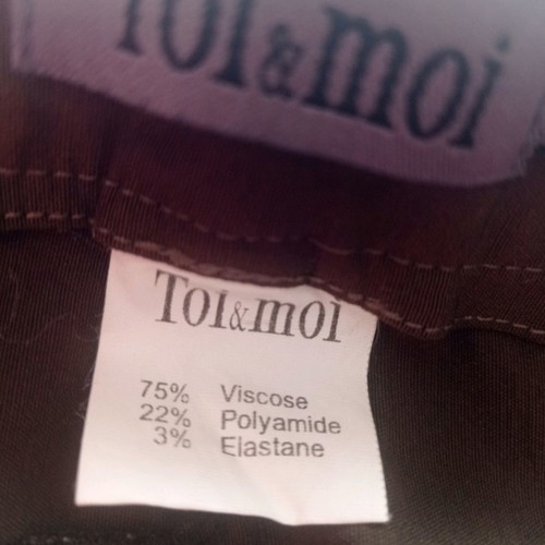 Toi & Moi women's pants used, olive color