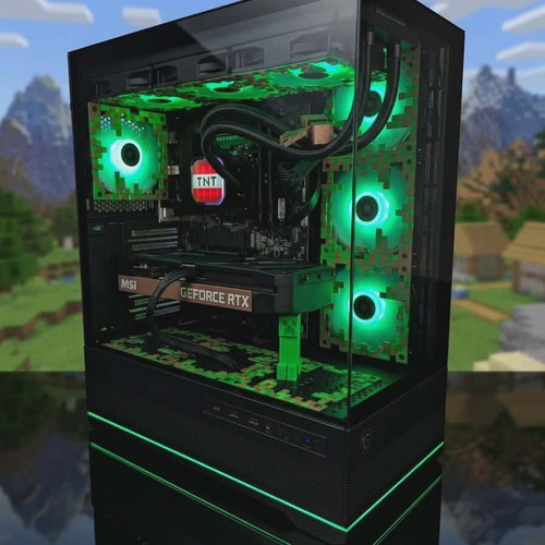 Minecraft fan cover 120mm 3 pieces like new
