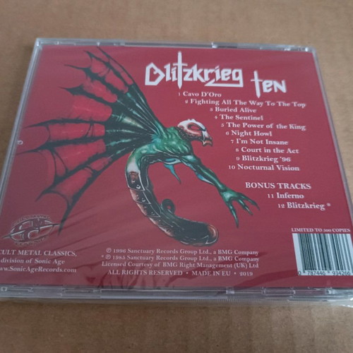 Blitzkrieg Ten CD sealed, metal