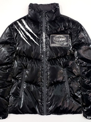Philipp Plein Sport MRB2545 men's down jacket like new, size S-M, black