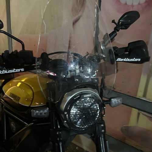 Puig Custom 2 Universal Motorcycle Windshield, clear