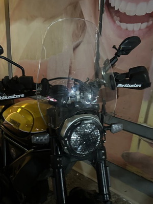 Puig Custom 2 Universal Motorcycle Windshield, clear