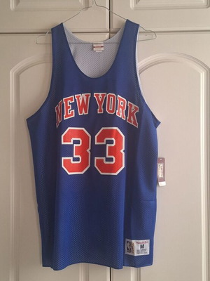 Mitchell & Ness Hardwood Classics φανέλα Knicks με αριθμό 33, μέγεθος M, NWT