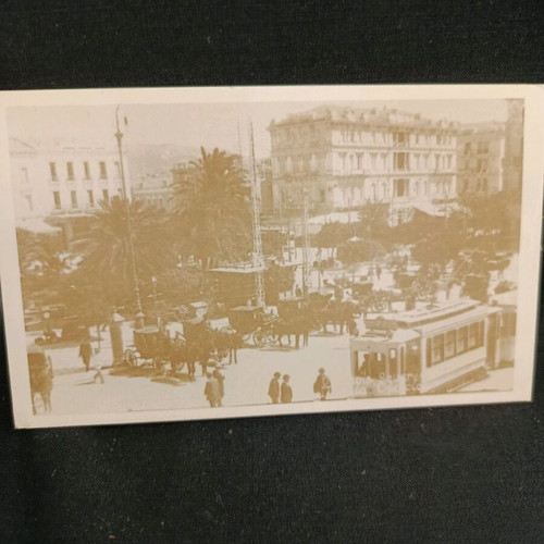 Old postcard from 1920, Omonia Athens like new