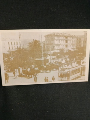 Old postcard from 1920, Omonia Athens like new