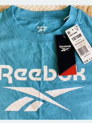 Reebok t-shirt new, turquoise, size XXL