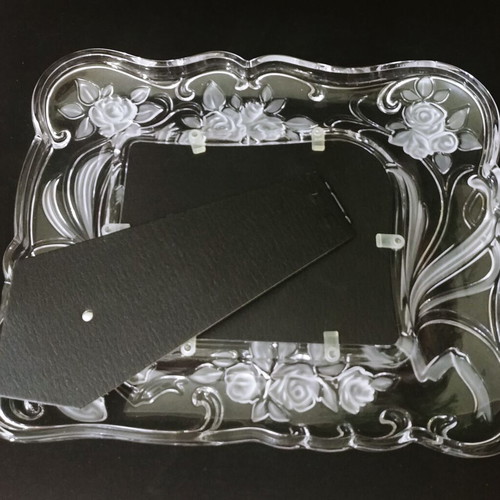 Walther Glass Victorian Collection glass photo frame new 31×38 cm