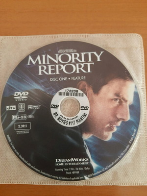 Minority Report DVD used without Greek subtitles