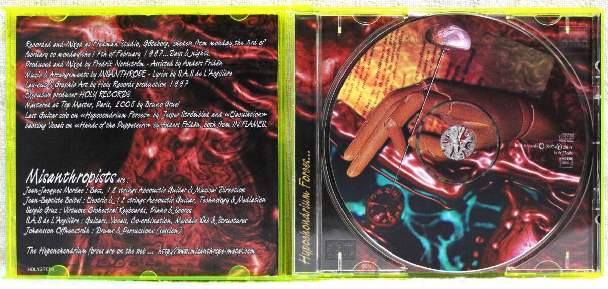 Misanthrope結成1周年記念ワンマンCD apotemnophilia Misanthropy | PANDEMONIUM | Pagan Records