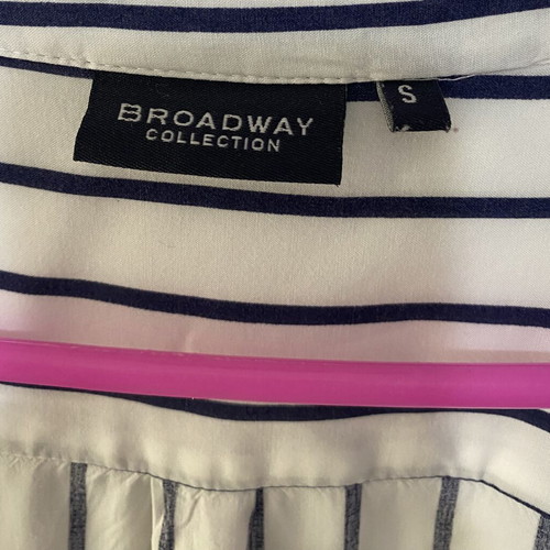 Striped women's shirt Broadway like new, size S, white and blue