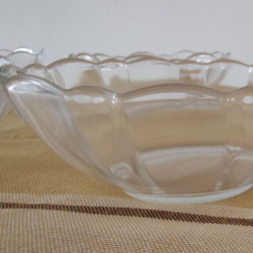 Arcoroc France Fleur vintage serving set 7 pieces used