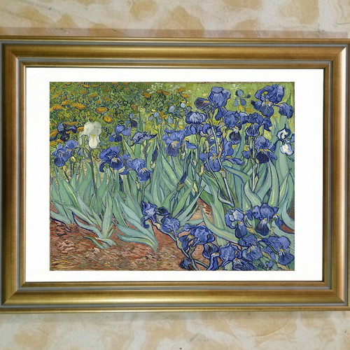 Irises framed art print new by Vincent van Gogh