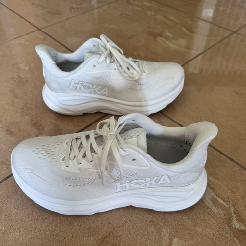 Hoka Clifton 10 white, size 39 1/3, like new