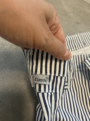 Copola women's marionette pants white and dark blue size small like new