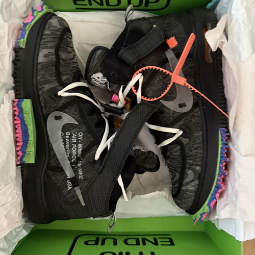 Nike Off White sneakers like new, size 44.5, black