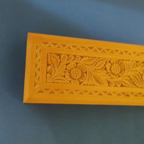 Wooden box Hungary 1977 with embossed design, new
