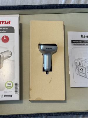 Hama Bluetooth FM Transmitter and Charger PD + QC 3.0 like new