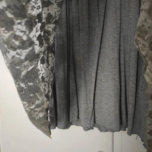 Rouge mini lace dress gray like new size M