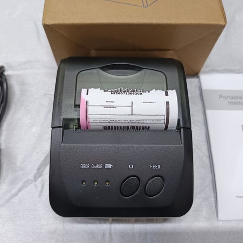 Portable thermal receipt printer