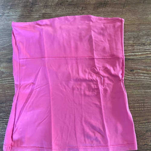 Women’s strapless top medium used, pink