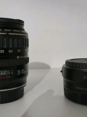 Canon Adapter RF σε EF με φακό 28-105 f 3.5-4.5 σαν καινούργιο