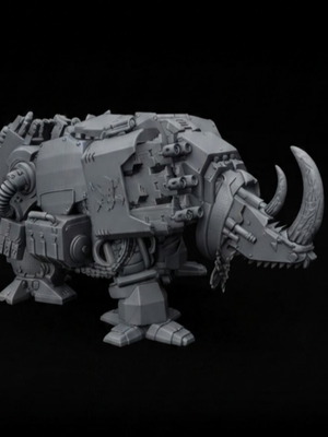 Ironclad War Rhino προσαρμοσμένη sci-fi μινιατούρα, σαν καινούργιο