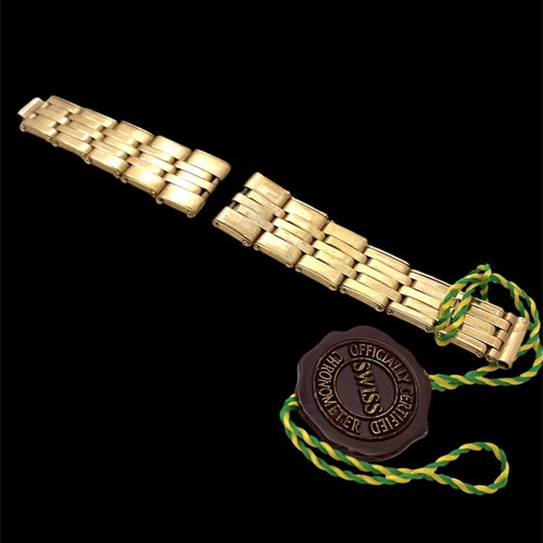Rolex Oyster used 1930s bracelet with folded links