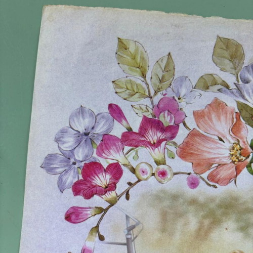 Cover from correspondence sheets, 1990s