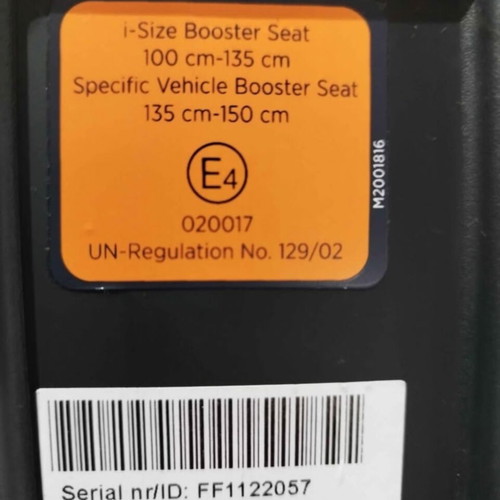 BeSafe iZi Flex FIX i-Size Car Seat like new, booster with backrest