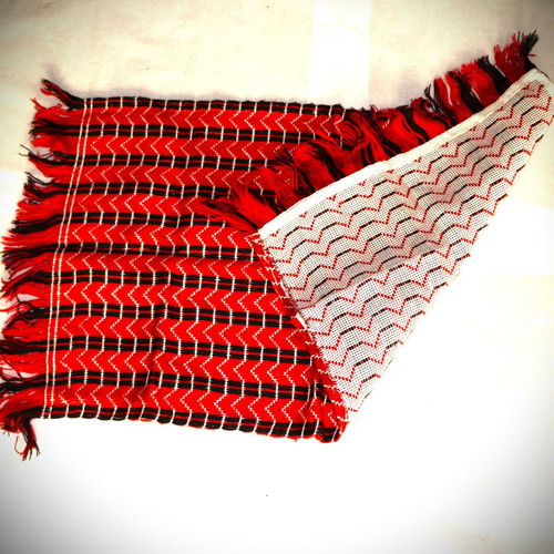 Handwoven Wool Textile Primitive Original 68x36cm SAR146 New