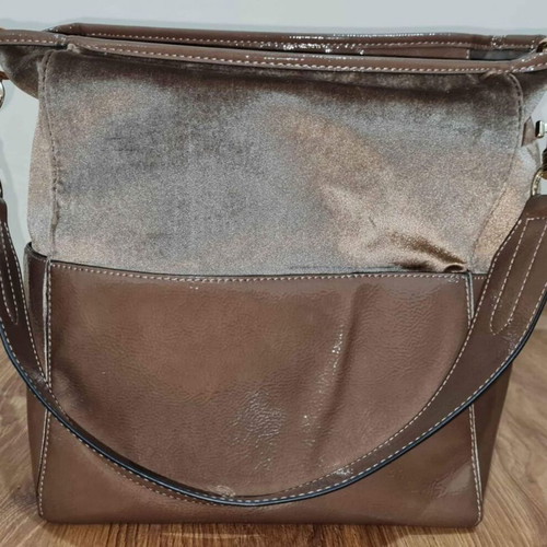 Migato shoulder bag new, brown and gold