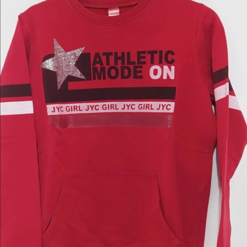 Joyce thin sweatshirt used, size 158 cm, black and red