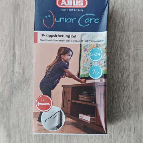 Abus Junior Care TV-Kippsicherung ISA safety straps new
