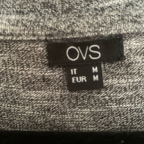 OVS long-sleeve blouse size Medium like new, black and gray