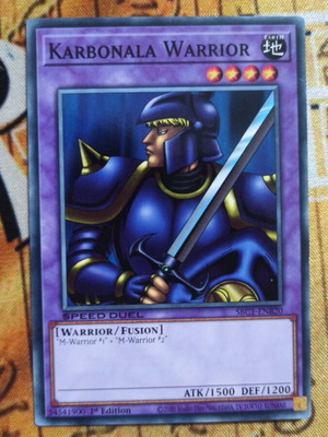 Karbonala Warrior Fusion Monster μεταχειρισμένο, Yu-Gi-Oh! κάρτα