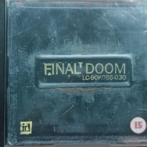 Pc game Final Doom CD used, retro fps, old collectible