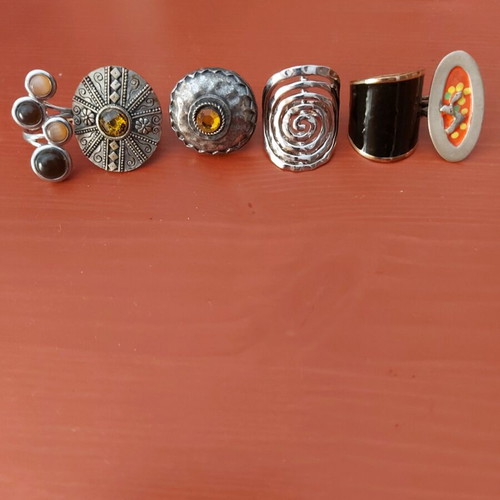 Rings like new, pack of 6