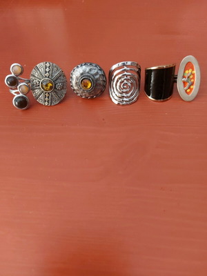 Rings like new, pack of 6