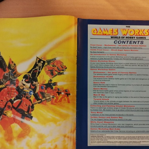 Warhammer The Games Workshop World of Hobby Games book used, English